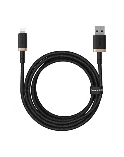 Baseus Dura Type A to IP 2.4A 2 m fast charging cable Black, Gold