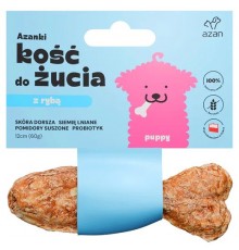 AZANKI Cod Bone with Probiotic Puppy in Fish Shape – Dog Treat – 12 cm