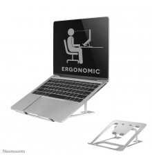 Neomounts NSLS085SILVER Laptop stand 10-17" - foldable - compact - universal