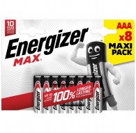 ENERGIZER BATTERIES MAX AAA LR03 /8 ECO