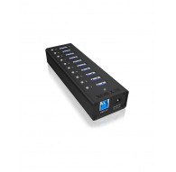 ICY BOX IB-AC6110 USB 3.2 Gen 1 (3.1 Gen 1) Type-B 5000 Mbit/s Black
