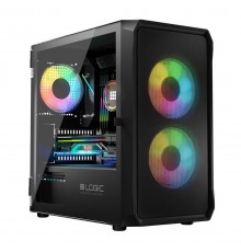 Logic PORTOS ARGB MINI USB 3.0 Case Black