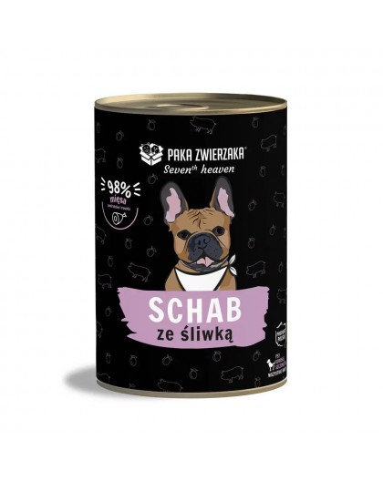 PAKA ZWIERZAKA Seventh Heaven Pork with plum - wet dog food - 400g