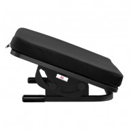 Maclean MC-460 Ergonomic Footrest Leg Foot Rest Infinitely Adjustable Angle Under Desk Removable Cushion Cushioned