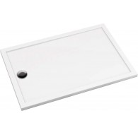 Rectangular acrylic shower tray 100x80 cm