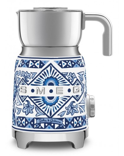 Smeg MFF01DGBEU milk frother/warmer Automatic Blue, Silver, White