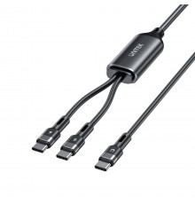 UNITEK USB-C 2-in-1 PD 100W SILICONE CABLE 1.8M