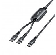 UNITEK USB-C 2-in-1 PD 100W SILICONE CABLE 1.8M