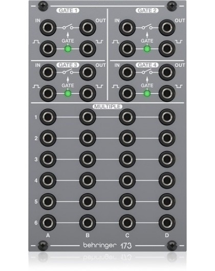 Behringer 173 QUAD GATE/MULTIPLES Moduł syntezatora modularnego