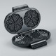 Severin WA 2106 waffle iron 2 waffle(s) 1200 W Black