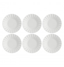 Set of 6 Ducale Soup Plates - White, 22 cm