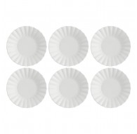 Set of 6 Ducale Soup Plates - White, 22 cm