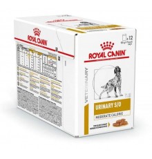 ROYAL CANIN Dog Urinary S/O Moderate Calorie - wet dog food - 12 x 100g