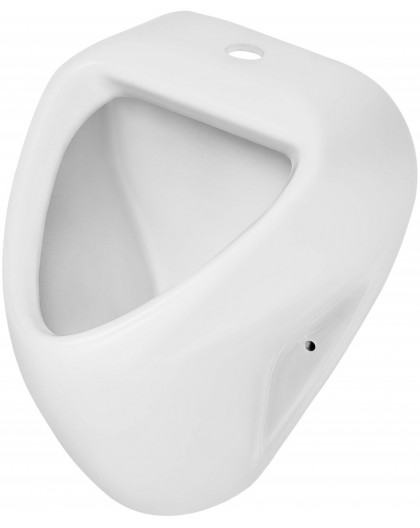 Hanging urinal - water connection from the top