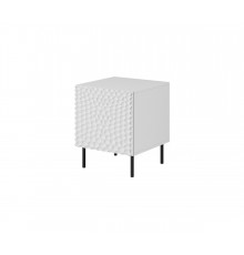 HOLE bedside table 2 pcs. 44x40.5x53.5 cm white matt
