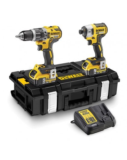 Dewalt System AKU 18 Volt 18 Volt Combo Kit: DCD796, DCF887, 2