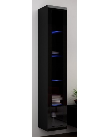 Cama Glass-case VIGO '180' 180/40/30 black/black gloss