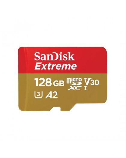 SanDisk Extreme 128 GB MicroSDXC UHS-I Class 10