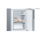 Bosch Serie 4 KGV33VLEA fridge-freezer Freestanding 289 L E Stainless steel