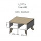 Cama LOTTA 60 coffee table white/sonoma oak