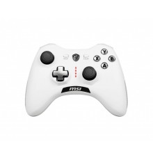 MSI FORCE GC20 V2 WHITE Gaming Controller 'PC and Android ready, Wired, adjustable D-Pad cover, Dual vibration motors, Ergonomic