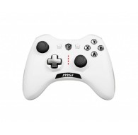MSI FORCE GC20 V2 WHITE Gaming Controller 'PC and Android ready, Wired, adjustable D-Pad cover, Dual vibration motors, Ergonomic