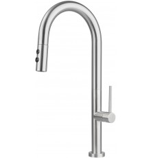 Kitchen faucet with pull-out spout - 2 types of spray