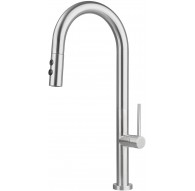 Kitchen faucet with pull-out spout - 2 types of spray
