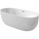 Oval free-standing acrylic bathtub - 150 cm