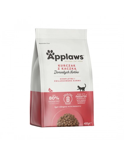 APPLAWS Adult Chicken with duck - dry cat food - 400g