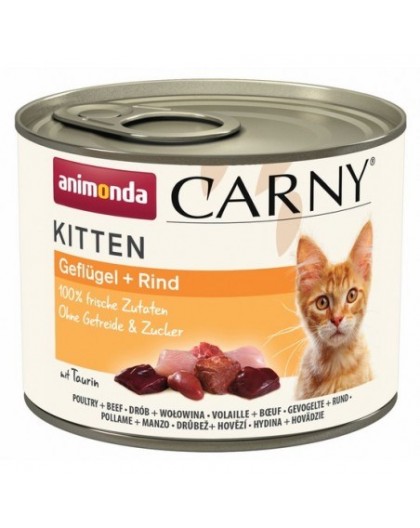 ANIMONDA Carny Kitten Poultry Beef - wet cat food - 200 g