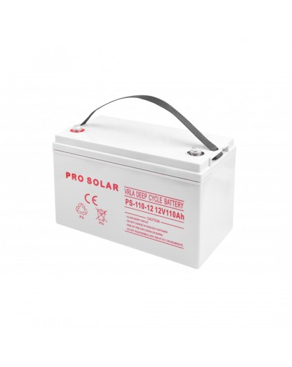 BATTERY VOLT POLSKA DEEP CYCLE VPRO SOLAR 12V 110 AH VRLA MAINTENANCE-FREE