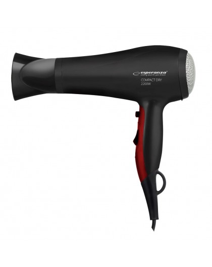 Esperanza EBH004K Hair dryer Black 2200 W