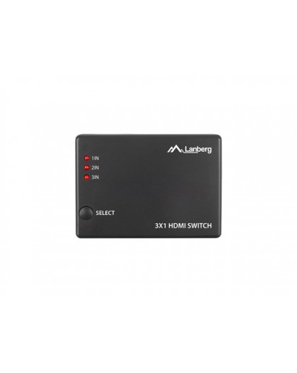 LANBERG VIDEO SWITCH 3X HDMI + MICRO USB PORT