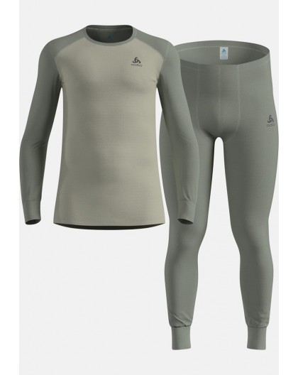 Thermal underwear - Odlo Set ACTIVE WARM Special Set size M Grey