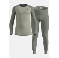 Thermal underwear - Odlo Set ACTIVE WARM Special Set size M Grey