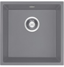 Suspended 1-bowl granite sink