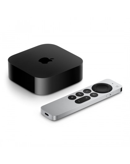 Apple TV 4K Black, Silver 4K Ultra HD 64 GB Wi-Fi