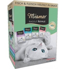 MIAMOR Ragout Royale Adult Mix in gravy - wet cat food - 12x100g