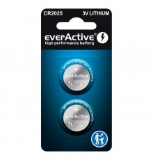 Lithium battery mini everActive CR2025 - blister 2 pcs.