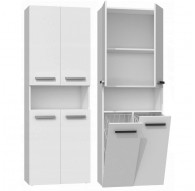 Topeshop NEL 2K DK BIEL bathroom storage cabinet White