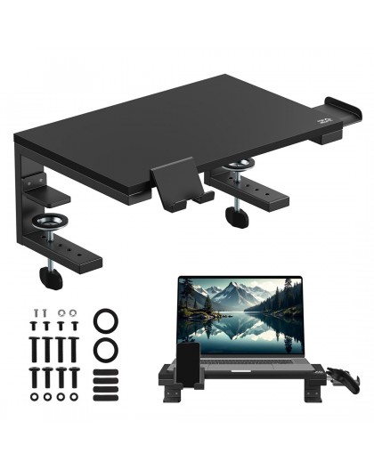 Ergo Office laptop / monitor stand, max. load 20kg, for diag. 13-32", black, ER-303 B