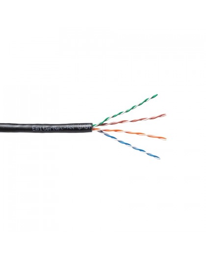 EmiterNet Outdoor PVC+PE UTP (U/UTP) Cat 5e Cable, 4x2x0.5 PE Wire