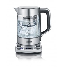 Severin WK 3422 electric kettle 1.7 L 3000 W Stainless steel