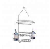 RAYEN Shower shelf with soap dispensers