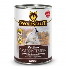 WOLFSBLUT VetLine Gastrointestinal Duck - wet dog food - 395g