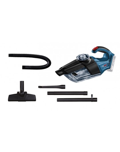 Bosch GAS 18V-1 Professional käsivacuum Must, Sinine, Punane, Poolläbipaistev Ilma kotiota