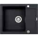 Pyramis Sink Mido 62X50 1B 1D Black