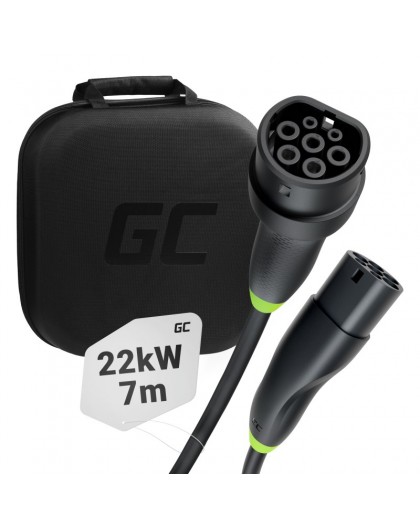 Green Cell EVKABGC02 electric vehicle charging cable Black Type 2 3 7 m