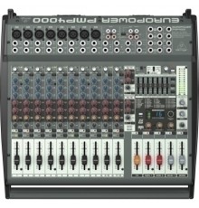Аудиомикшер Behringer PMP4000, 20 каналов, 10 - 200000 Гц, черный